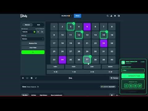 the BEST Keno Strategy on Stake – Crazy Win