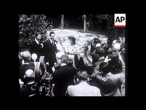 Tyrone Power and Annabella Married