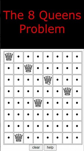 Eight Queens Problem | Daily Chess Puzzle #25 #shorts