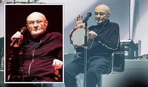 Phil Collins admits he can 'barely hold a drumstick'