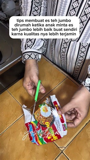 tips membuat es teh jumbo dengan alat sederhana dirumah #viralvideo #shorts #trending #viral #short
