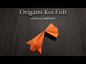 Origami Koi Fish Tutorial: Step-by-Step Easy Tutorial for Beginners