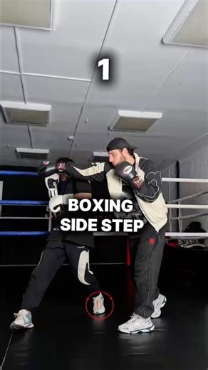 Boxing footwork: Side step tutorial ✔️ #boxing #boxingcoach #boxingtraining #footwork #boxingskills