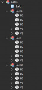 Tweening a gate open