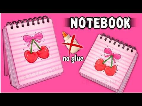 How to Make DIY Mini Notebook 📒| Cute Spiral Diary | No Glue Craft Ideas