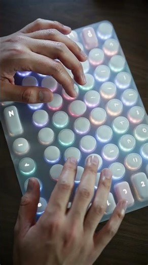 The last one is so SATISFYINGG!! #ASMR #keyboard #relaxing