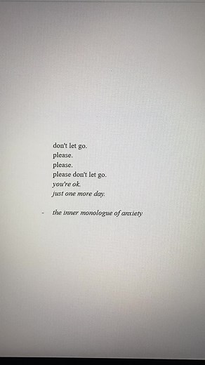 How Anxiety Sounds Like: Emotional Poems and Monologues