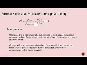 Risk, Risk Difference, & Relative Risk