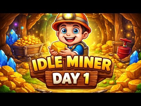 Idle Miner Tycoon Gameplay #1 | Starting My Mining Empire! ⛏️💰