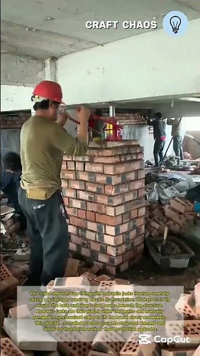 House lifting using hydraulic jacks process manual