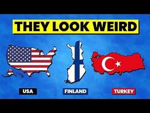 The GOOFIEST SHAPED Countries In The World!