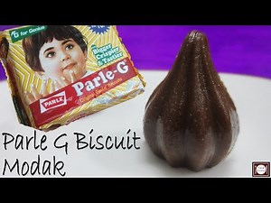 5 मिनट में बनाये पार्लेजी बिस्कुट के मोदक | Parle G Biscuit Modak | Chocolate Modak Recipe