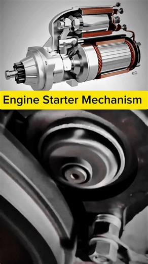 How an Engine Starter Motor Actually Works ⚙️ #howitworks