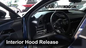 How To Open Hood: 2020 Mazda CX-30 Preferred 2.5L 4 Cyl.