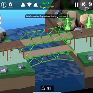 24K views · 258 reactions | Building the bridge in Poly bridge 2 | classified_yt | Facebook