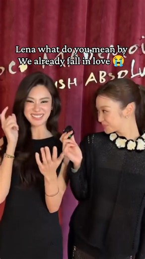 Lena what do you mean by We already fall in love 😭 #lenamiu #shorts