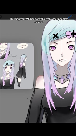 It actually helps me to do this lol — Commissions open next month for $25 lowest :] (the price will go up incrementally this month it’s $13) #fyp #roblox #commissions #foryoupage #xyzbca