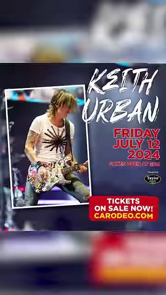 8.2K views · 441 reactions |  Don’t Miss Out!  Get your tickets NOW for the Big Week Kick Off concert featuring Keith Urban with special guest Niko Moon, happening on Friday, July 12th at the Salinas Sports Complex! ✨ Experience an unforgettable night of music and excitement! Tickets are selling fast, so grab yours before they’re gone! ✨ | California Rodeo Salinas | Facebook