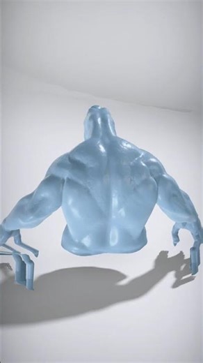 Muscular Creature with Bird-Like Head