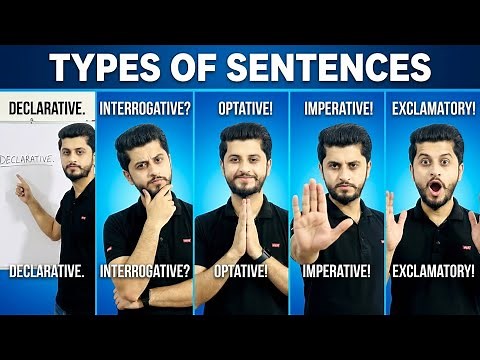 Types of Sentences | Declarative, Interrogative, Optative, Imperative, Exclamatory Explained