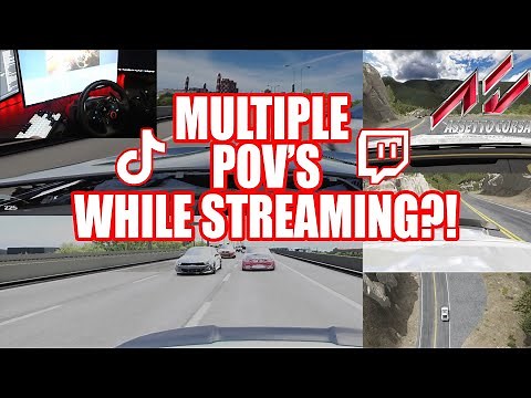 How to record & stream MULTIPLE POV's at ONCE on Assetto Corsa