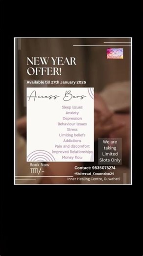 Hurry up! Book Your Session - Access Bars Offer in Guwahati