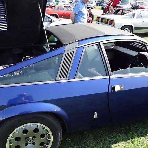 Jeremy Clarkson's Grand Tour Lancia Montecarlo at Bicester Scramble