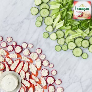 581K views · 730 reactions | Not all holiday decorations are for the eyes. Deck your halls with red and green and Boursin cheese. | Boursin Cheese | Facebook