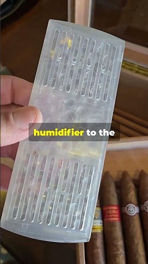 Humidor Hacks Perfect Humidifier Placement For Any Humidor! #cigarstar #cigars #cigaraccessories
