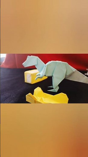 ORIGAMI DE ALLOSAURUS #jurassicworldchaostheory