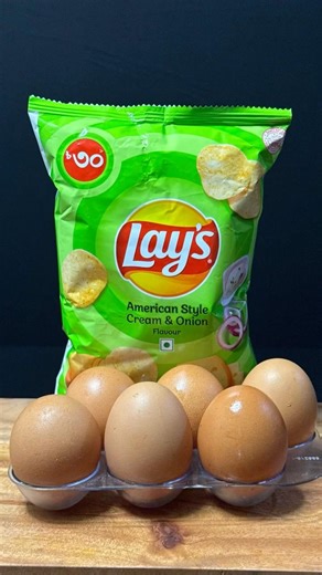 Lays omelette 🥚 🍳 #shorts #lays #recipe #chips
