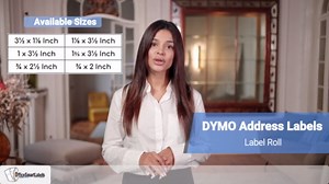 OfficeSmartLabels - 1-1/8 x 3-1/2 inch Self-Adhesive White Address Labels, Compatible with 30572 (42 Rolls / 260 Labels Per Roll)