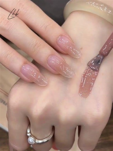 Elegant Milky Nude Cat Eye Nail Tutorial | Luxury Minimal Nail Art