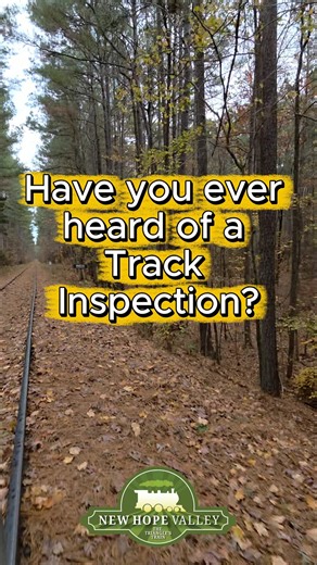 Have you ever heard of a track inspection? As part of our commitment to safety, our team reviews the entire line before each ride day. Hop aboard and see how our trained inspectors get it done! #trackinspection #keepingyousafe #ridealong #itgoesbyfast #NewHopeValleyRailway #TriangleTrain | Triangle's Train: New Hope Valley Railway