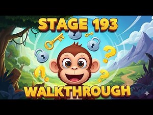 Monkey Go Happy Stage 193 – Full Gameplay & Puzzle Walkthrough