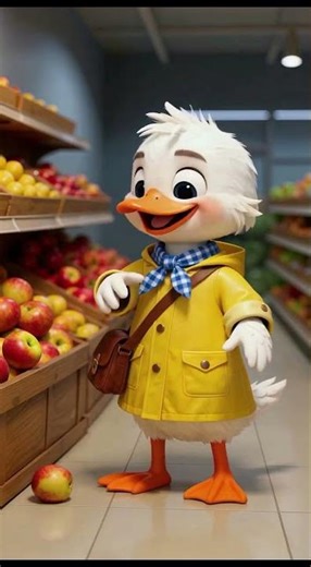 Duckling goes to the supermarket to buy apples,The Duckling's Dream