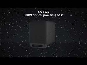 Introducing the Sony SA SW5 Wireless Subwoofer and SA RS3S Wireless Rear Speakers