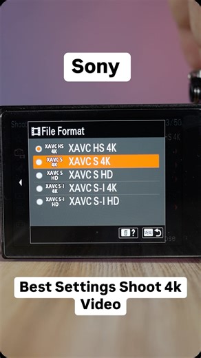 GRY INDIA on Instagram: "These are the best settings for 4K, and if you want to watch the entire video, please follow the YouTube channel.#createwithsony #gryindia #tutorial #camerasettings #camera #colorgrading #wedding #editing #settingscamera 📷"