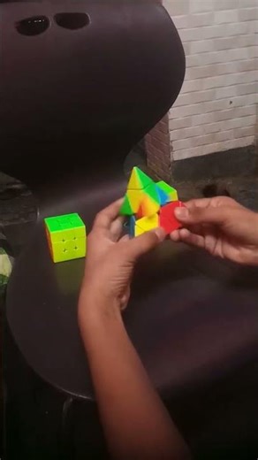 pyramid cube simple and beautiful pattern#short #viralvideo #shortvideo #trending #youtubeshort