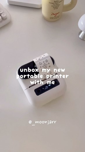 anna 🫧 | #gifted using @phomemo_official ‘s portable printer is so easy and convenient to use 🥰 and it doesn’t require any ink at all (welcome to... | Instagram