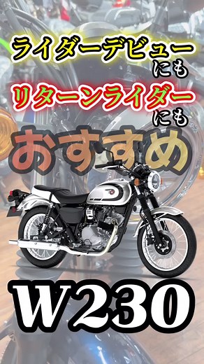 カワサキ W230: レトロスポーツバイクの魅力