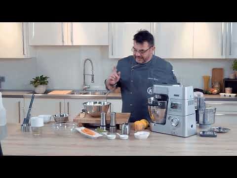 Lammrücken mit Fenchel-Karotten-Orangen Salat mit der Cooking Chef XL | Kenwood