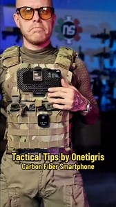 ONETIGRIS Tactical Plate Carrier Accessories, MOLLE Phone Holder Universal Chest Cell Phone Mount Tactical Vest Attachment Stability Phone Board for Screen Size 4.7"-6.8"