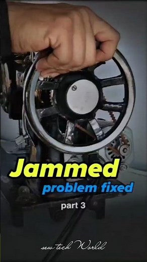 Sewing Machine Thread Jam Fix – Quick Trick! #ahmedsewingmachine