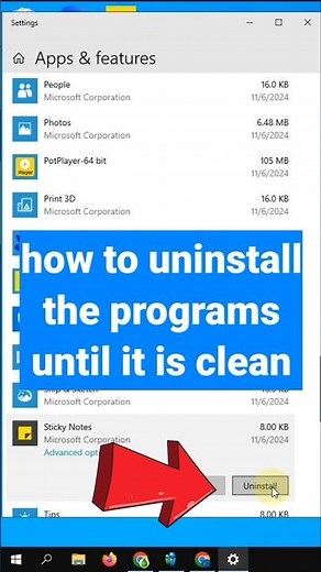 Easy! Uninstall Programs In PC Laptop #uninstallapp #uninstaller #uninstallsoftware