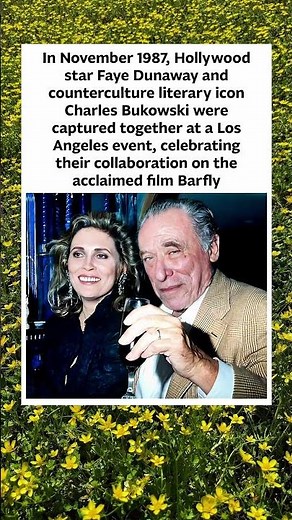 Faye Dunaway & Charles Bukowski (1987) 🎬