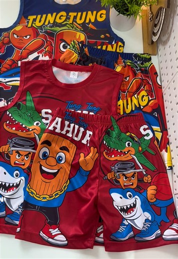 Tungtung Sahur Jerseys for Kids Ages 2-7