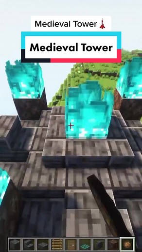 Medieval Minecraft Tower Design Tutorial