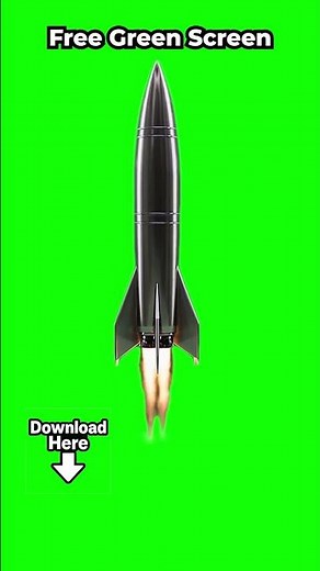 Realistic Rocket Loop – Free Green Screen VFX