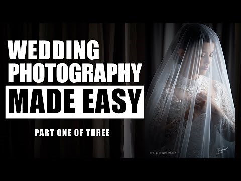 PART 1 Wedding Photography Tutorial: My FAVORITE Lenses, LIGHTING Techniques and Wedding SHOT LIST